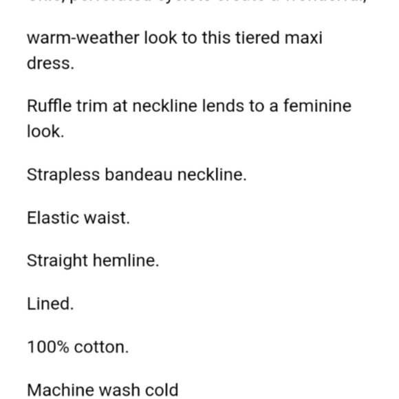 Michael Michael Kors White Eyelet Tiered Maxi Dress OX - Picture 12 of 15